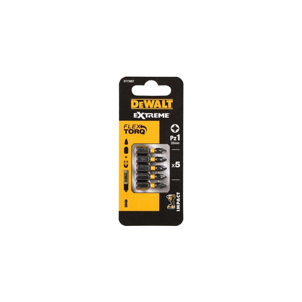 Dewalt extreme 5 inserti impact torsion pz 1