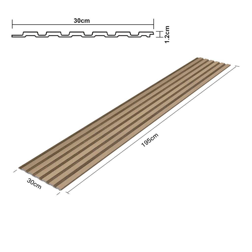 Set Borger di 15 Pannelli Murali 3D - Effetto Rovere Chiaro NEU.HOLZ