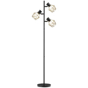 Lampada da terra a 3 luci ¨C Minimal ¨C nero 41x28x169 cm