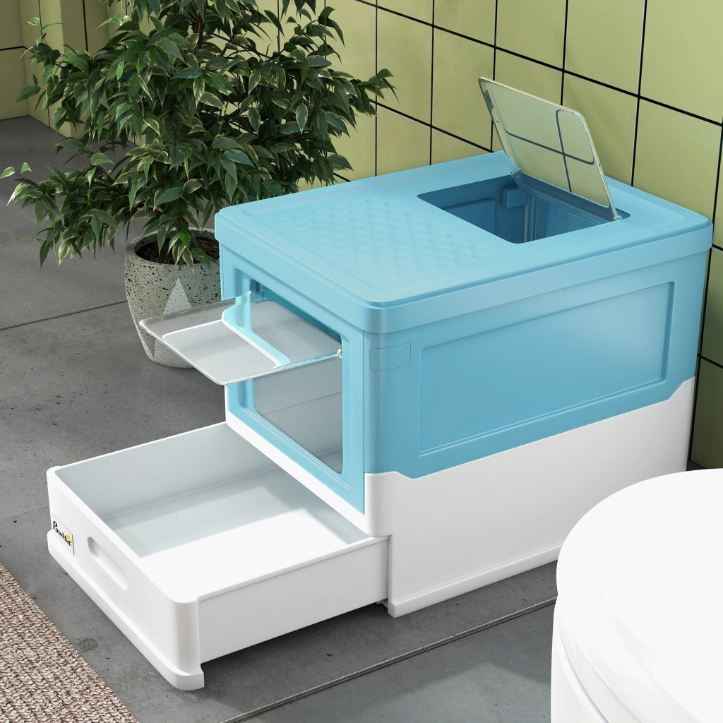Arenero per Gati ¨C Minimal ¨C 47.5x35.5x36.7 cm Blu