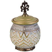 Vaso in ceramica verde, D15x27h cm