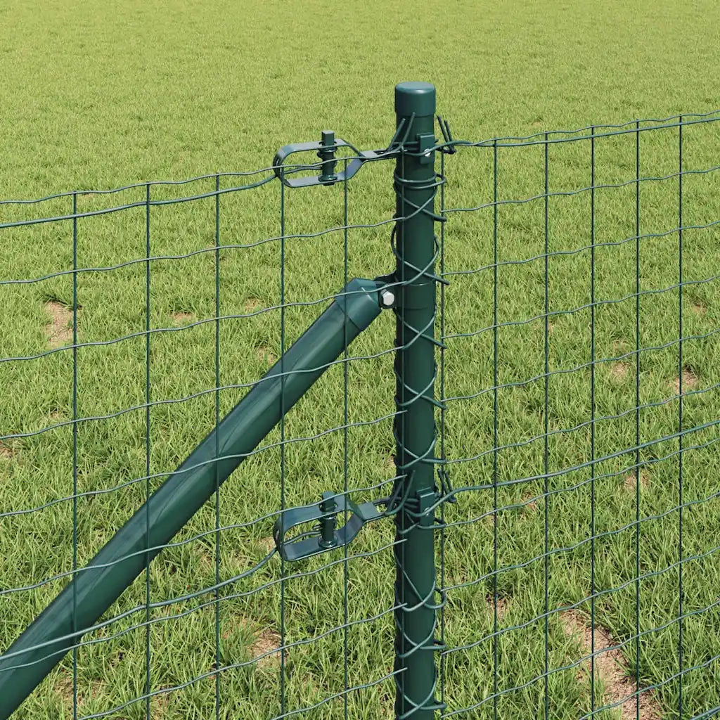 Recinzione con Posto Verde 0,6 x 50 m Acciaio e PVC 3350602