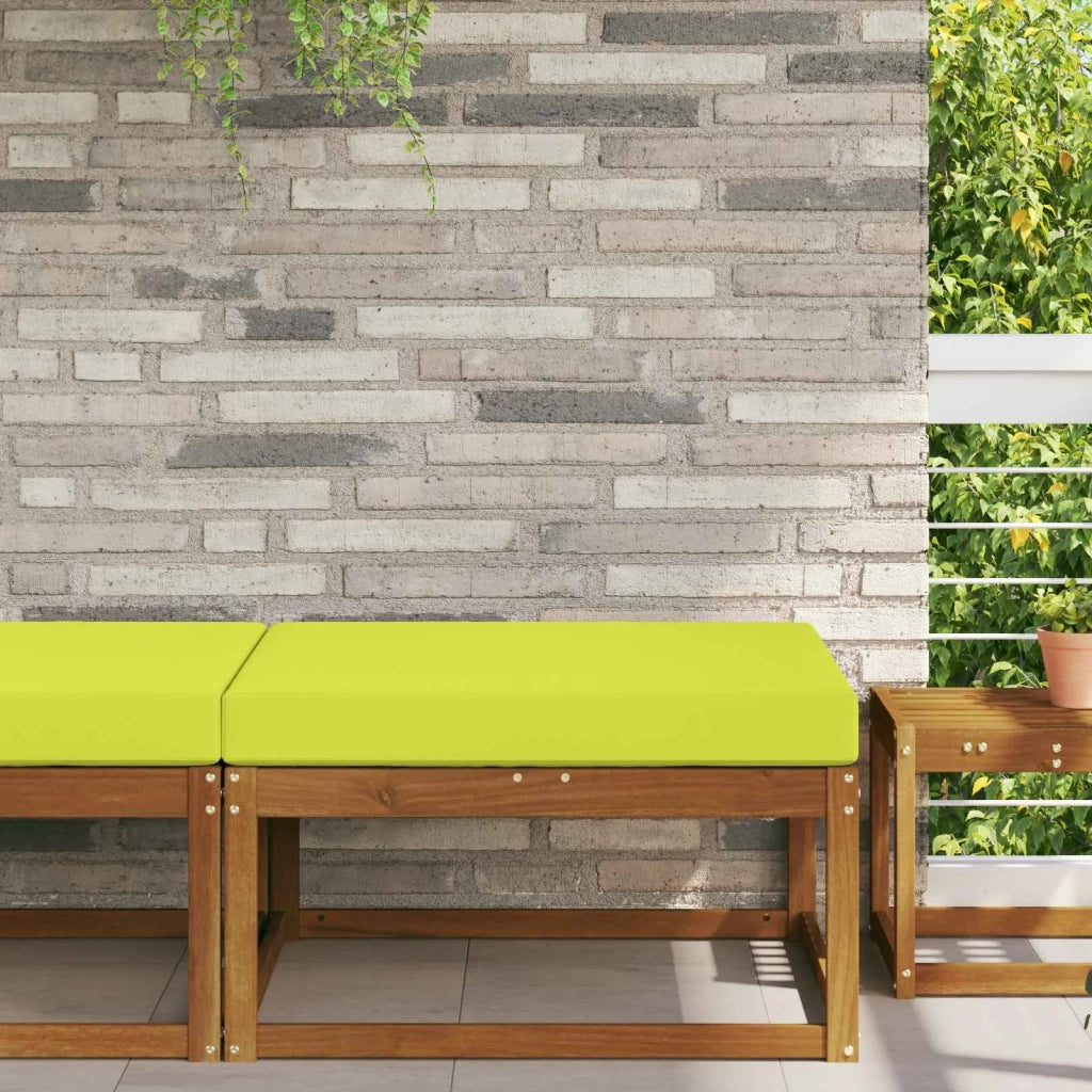Cuscino per divano da esterno Verde 80 x 80 x 8 cm Poliestere 900817