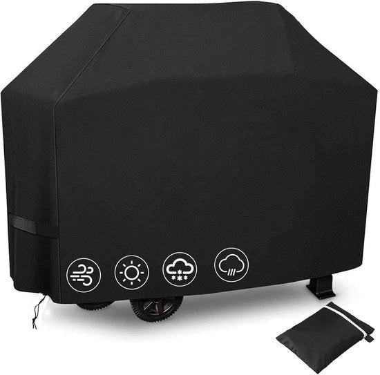 Copertura per BBQ - Impermeabile - 1 pezzo - Nero - 145x61x117cm