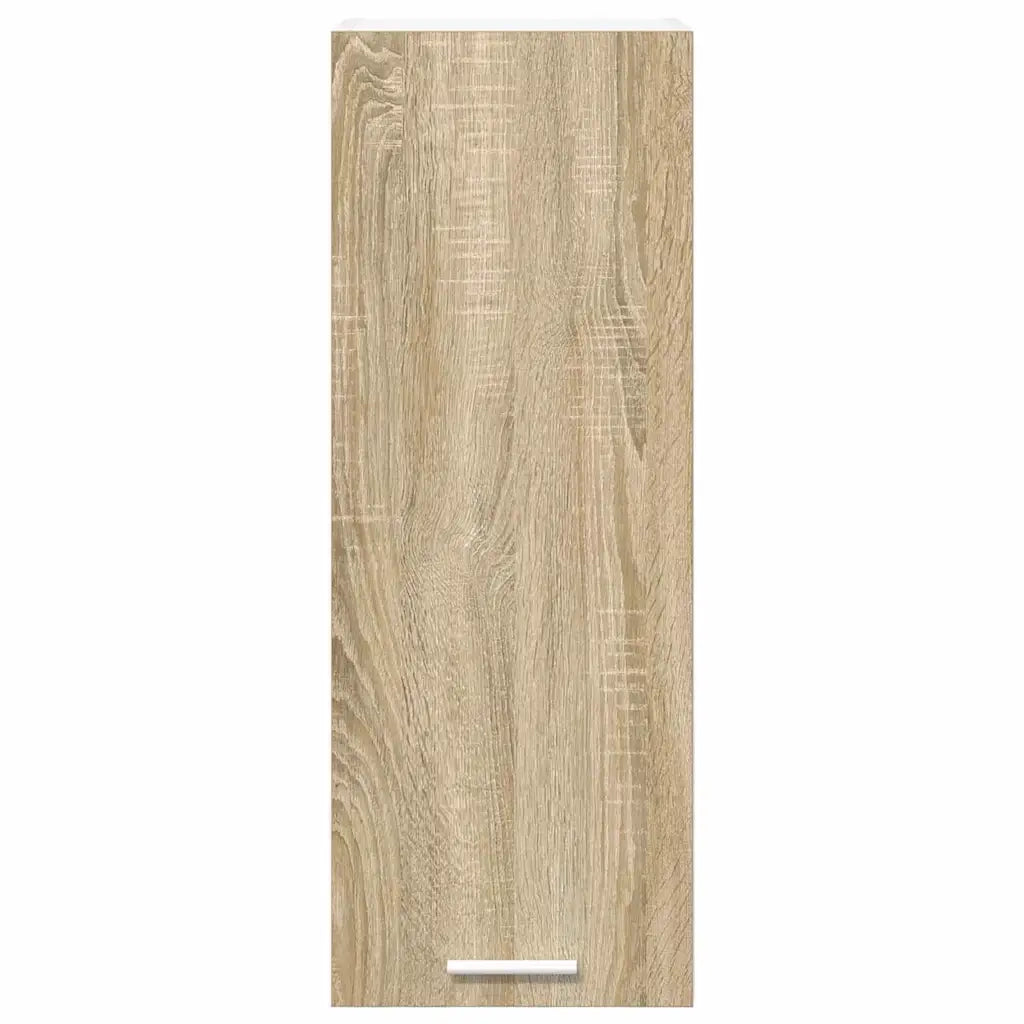 Armadio pensile 2 pcs Quercia Sonoma e Bianca 30 x 31 x 80 cm 884247