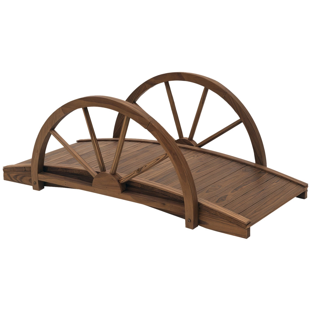 Ponte da Giardino in Legno ¨C Minimal ¨C 100x50x37 cm