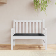 Cuscino per Panca-Cuscini per panchina Nero 100x50x4 cm in Tessuto Oxford