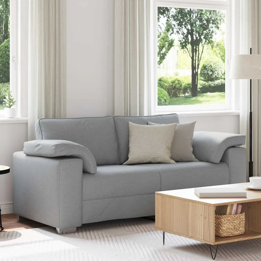 Divano-Sofa-Divanetto Grigio chiaro 180 x 77 x 82 cm Tessuto