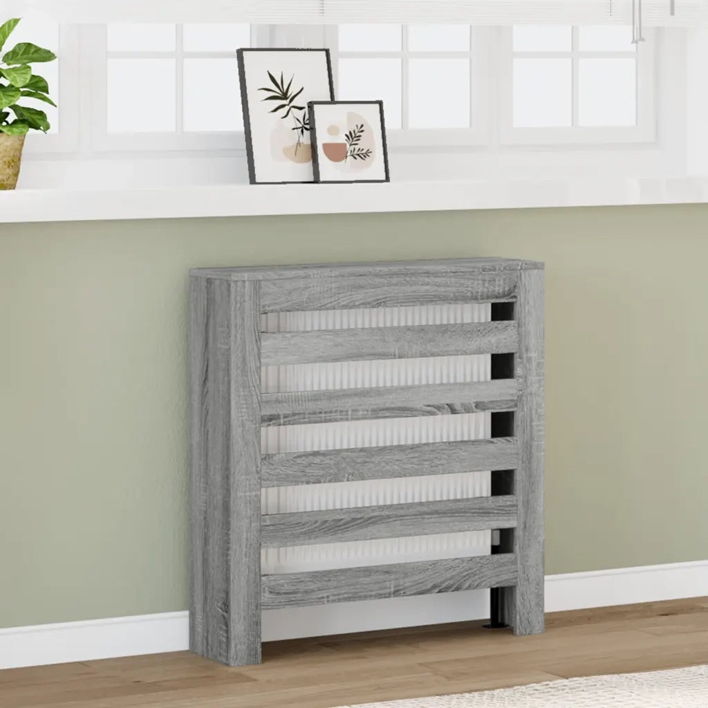 Copertura Termosifone Grigio Sonoma 78x20x82 Legno Multistrato CFW3722135