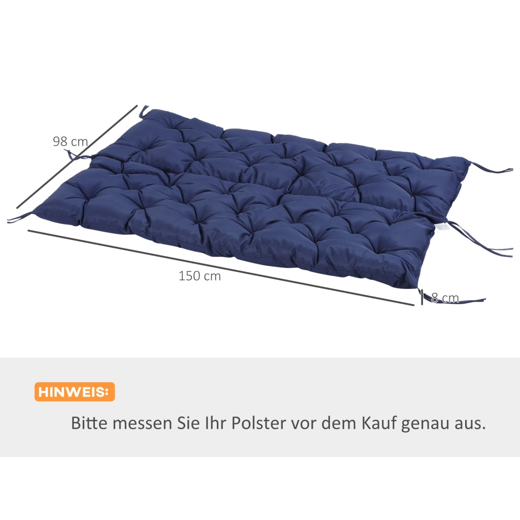 Cuscino per panche ¨C zephmum ¨C imbottitura in schiuma, per 3 persone