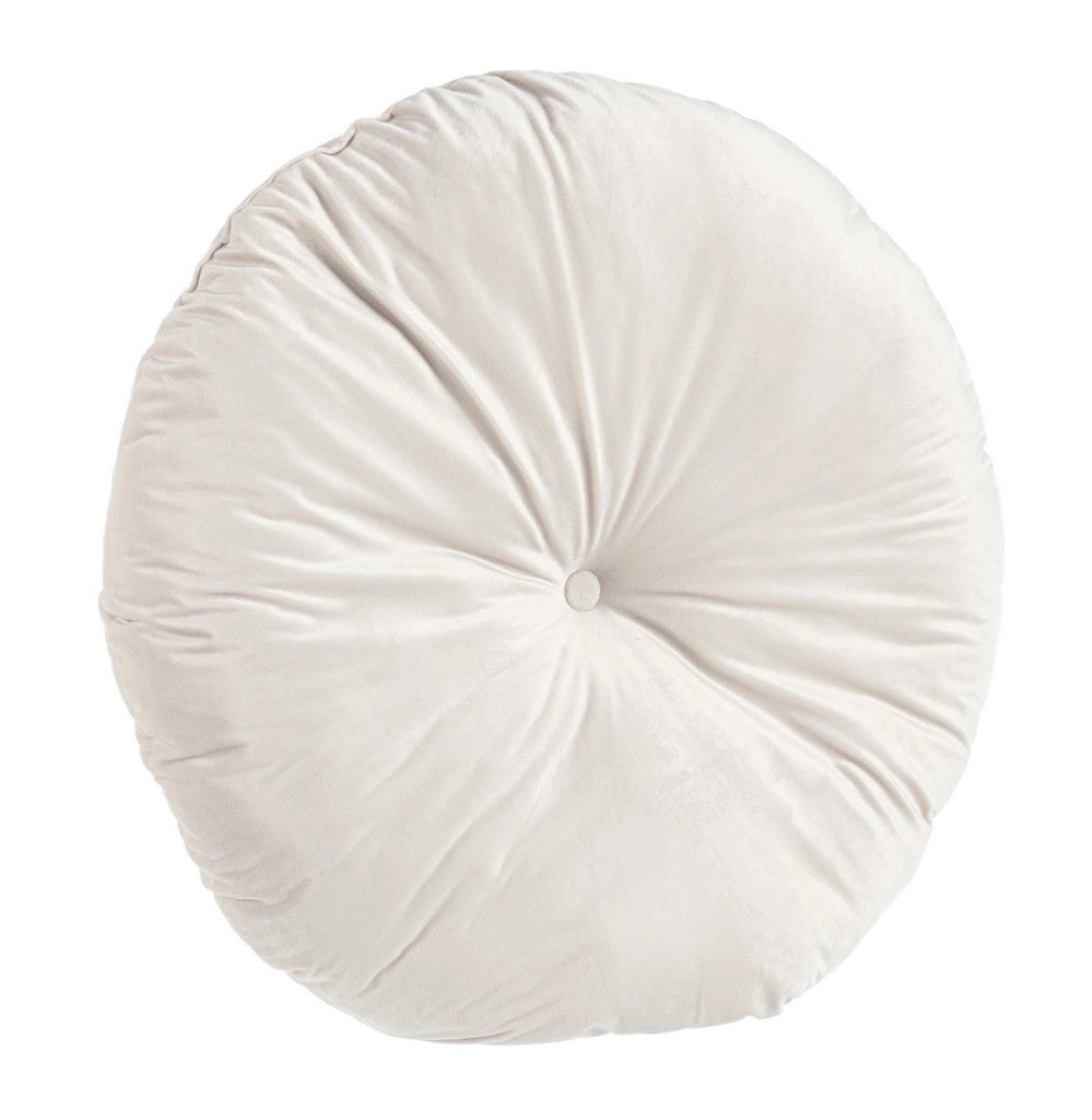 Set di 4 Cuscini Rotondi in Velluto Ø90 cm - ARCADIA