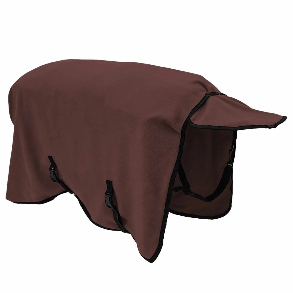 Coperta per Cavalli Marrone Scuro Completo 115 cm Poliestere 42013201