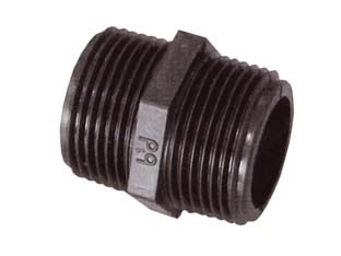 NIPLES (PP) FILETTATO MASCHIO MASCHIO IN POLIPROPILENE- - M 1/2 - 100 pezzi