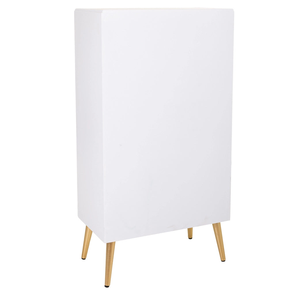 Armadio in legno bianco 62x36,5x118h