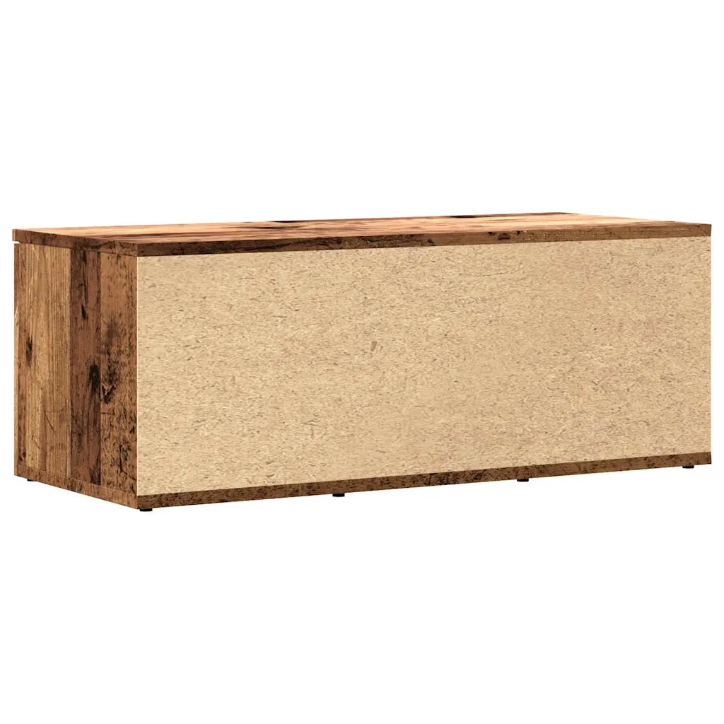 Mobile Porta TV Legno Vecchio 80x34x30 cm in Legno Multistrato 856012