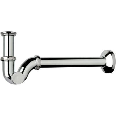 Sifone in ottone cromato 1x25 cm