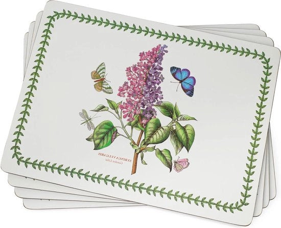 Piastrelle per tavola S/4 multicolore in curcuma - set di 4 - grande formato