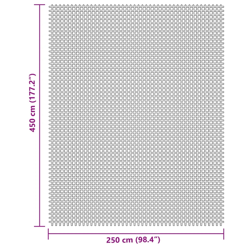 Tappeto da Tenda Crema 4,5x2,5 m 4008499
