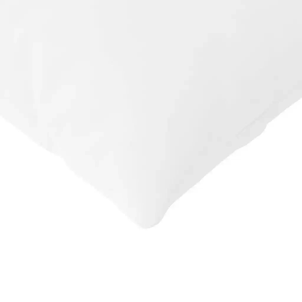 Cuscini da Divano 2 pz | Cuscini per sedie Bianco 145 x 40 cm Tessuto