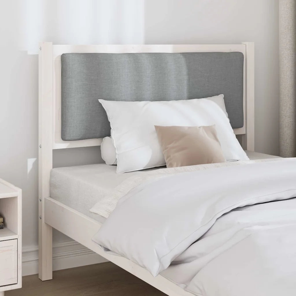Testiera Altro Bianco 100 cm Legno di pino massello 878973