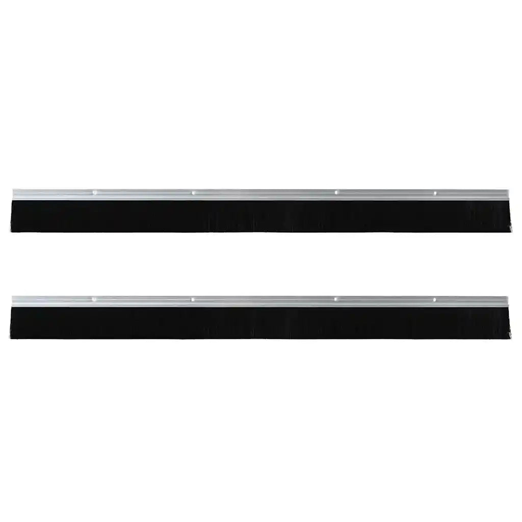Spazzole per porte a vite 2 pz Argento 100 cm CFW2571815