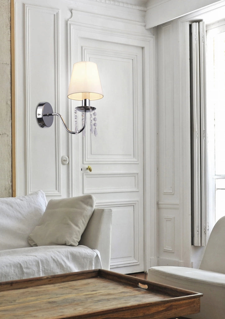 Applique Candellux Ruti 21-58706 E14 cromata cristalli