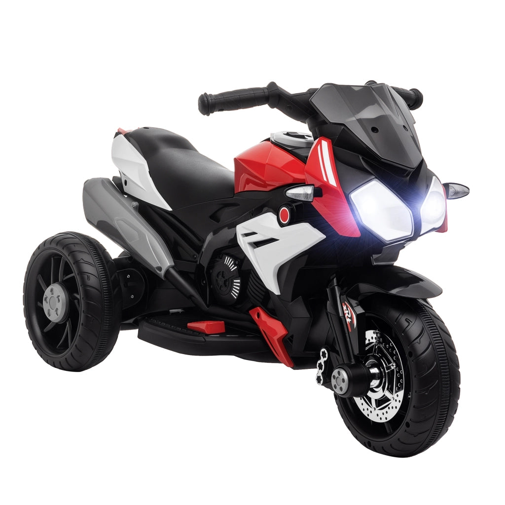 Trimoto Elettrico per Bambini 3+ ¨C Minimal ¨C 86x42x52 cm Nero Rosso
