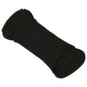Corda da Lavoro Nera 5 mm 25 m in Poliestere 152807