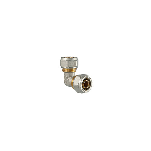 RACCORDO CURVO DOPPIO A COMPRESSIONE PER MULTISTRATO- 26 x 26- TDMB- pezzi 1