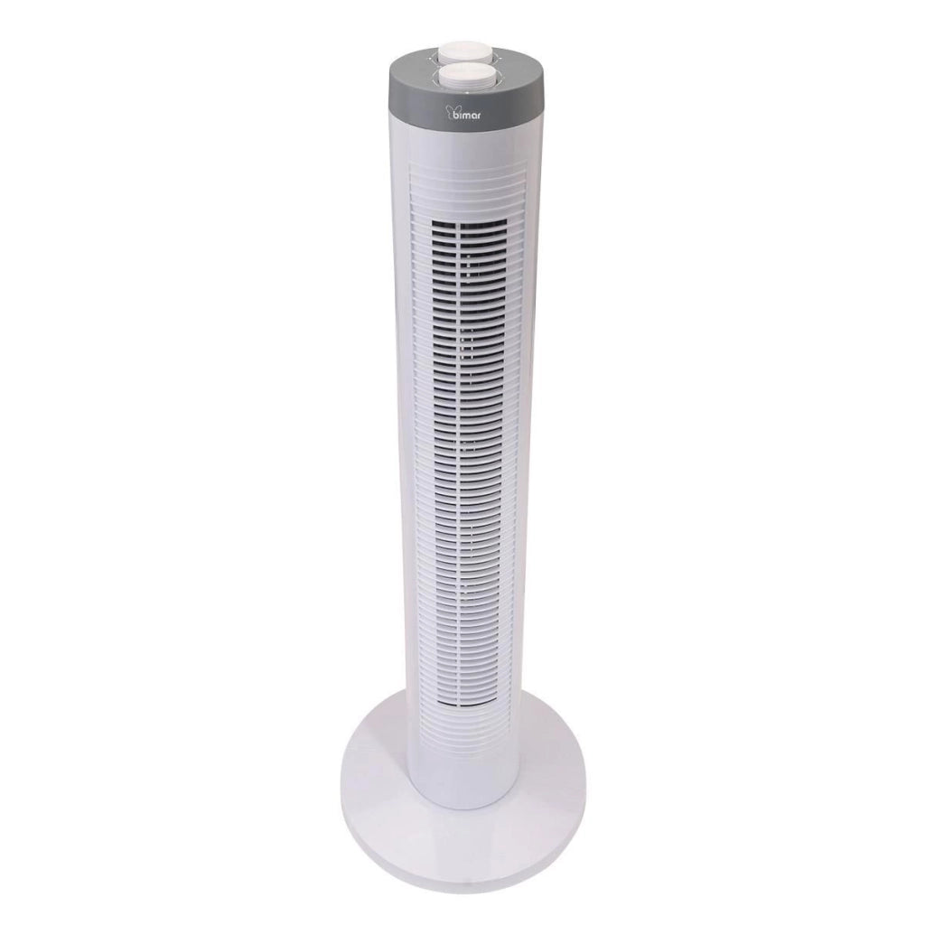 Bimar VC77 Ventilatore a Colonna 80 cm 3 Velocita' Timer 60 min Oscillazione Automatica Motore Induzione 45W colore Bianco