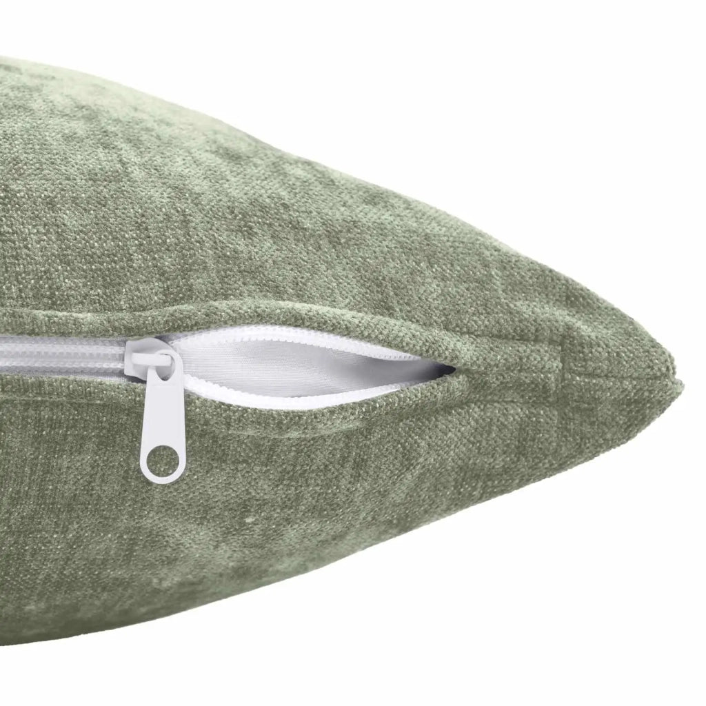 Federa 6 pz HEERLEN Verde 40 x 40 cm Tessuto Chenille 908513