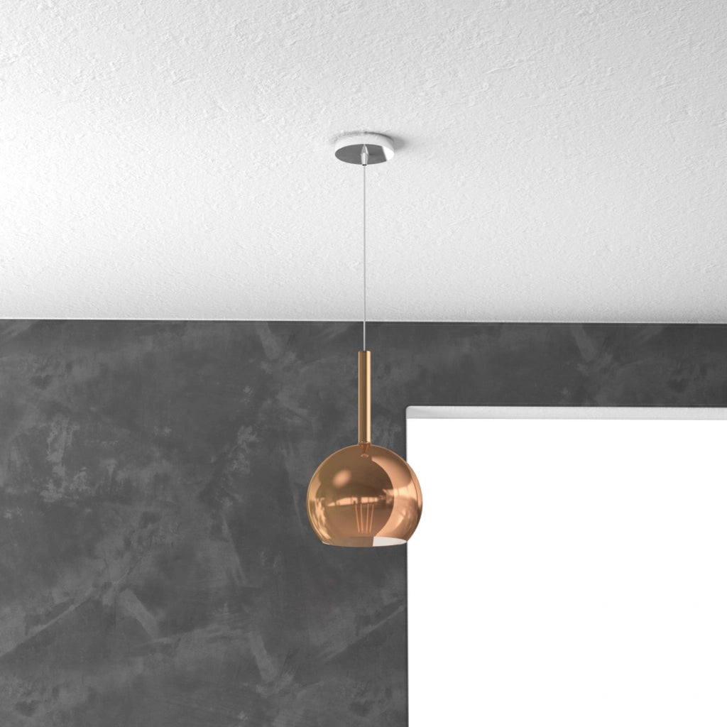 SOSP. CROMO 1 LUCE PICCOLA RAME 1155CR-SP-RA