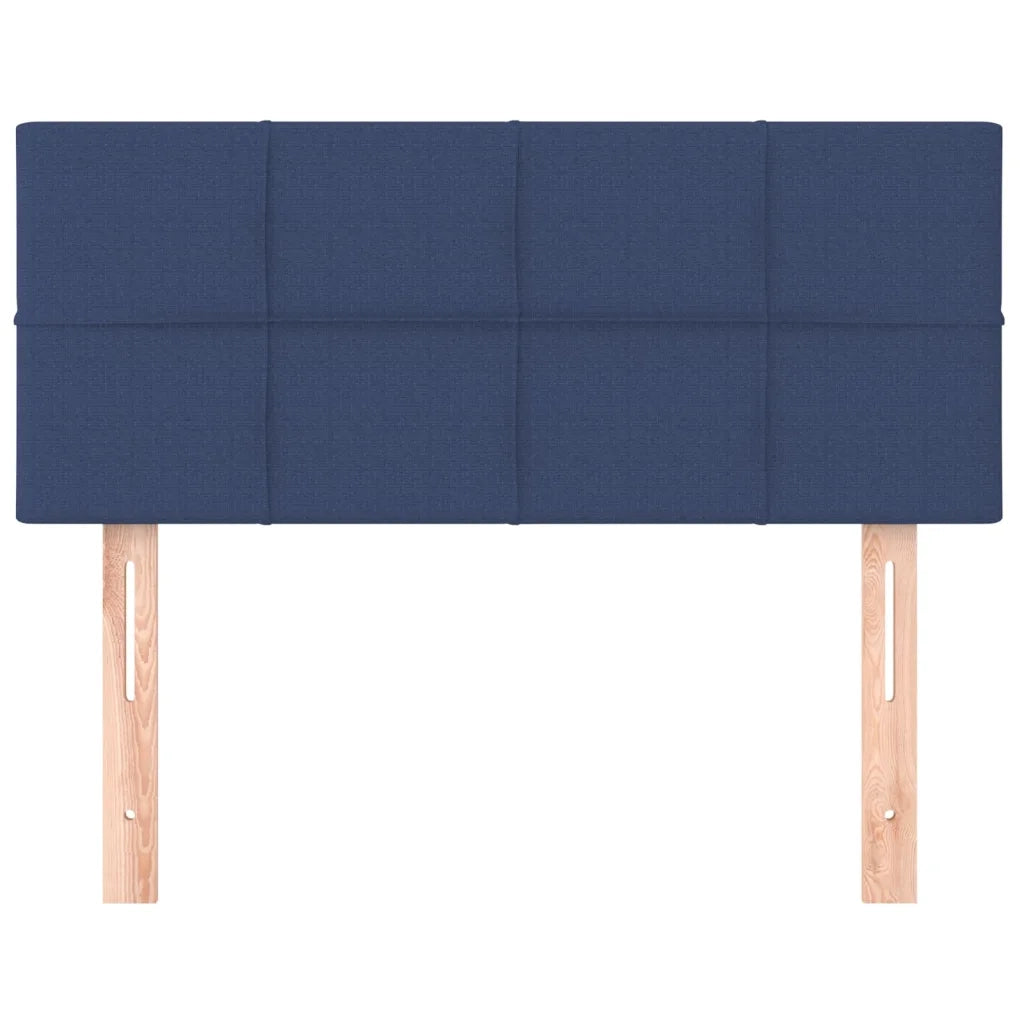 Testiera-Testata-Testiera Decorativa Blu 80x5x78/88 cm in Tessuto 291941