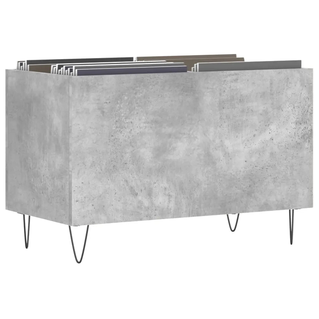 Mobile Porta Dischi Grigio Cemento 74,5x38x48 Legno Multistrato CFW9486487