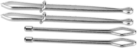 Accessori per cucito - 2 pezzi - Pincette - Cassetta per cucito - Accessori per cucito - Acciaio inossidabile - Per cinghie elastiche
