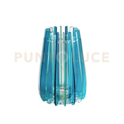 VASO PICCOLO IRIDE IN VETRO TRASPARENTE E CRISTALLO ACRILICO COLORE BLU