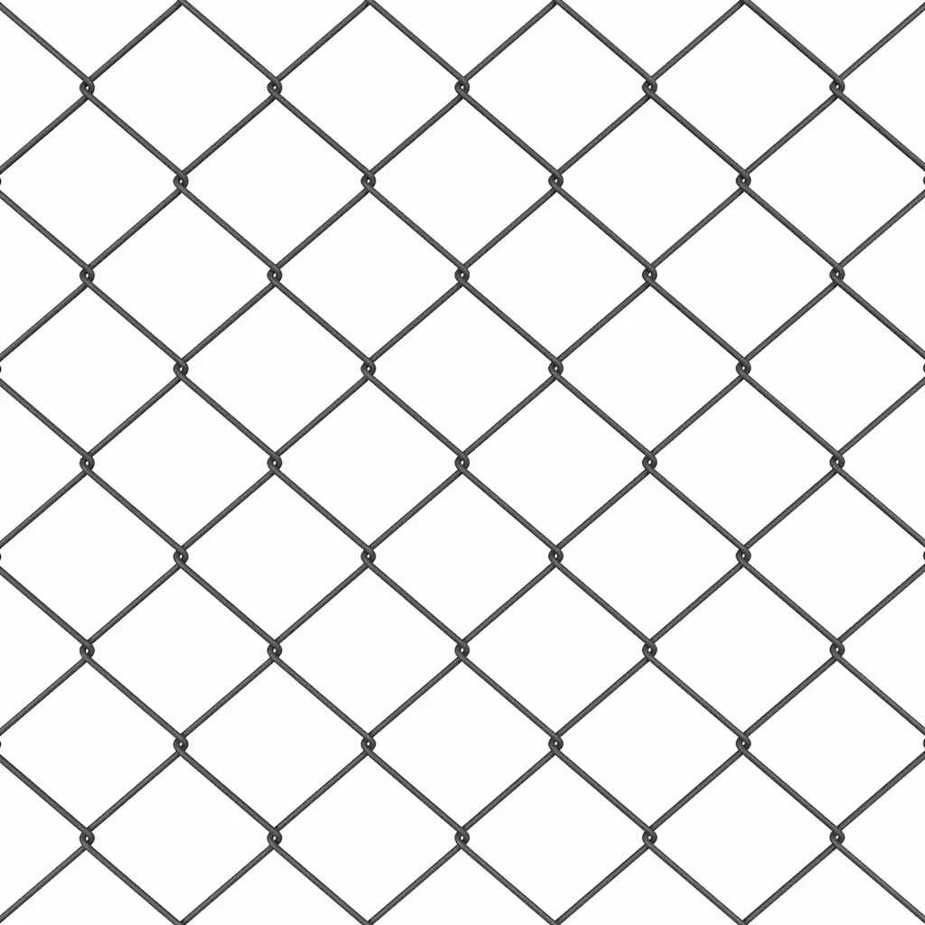 Palo della recinzione | Pannello per recinzione Grigio 10 x 0,6 m (rete 40 x 40 mm)