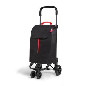 GIMI CARRELLO SPESA TWIN 2 RUOTE NERO