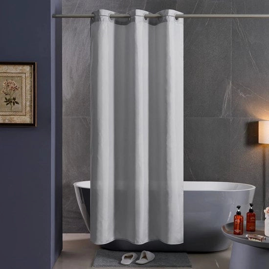 Douchegordijn Acquastato per Angolo o Doccia 120x200cm Grigio