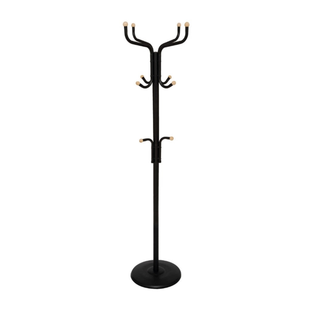Appendiabiti a piantana ‚Äì 11 posti, H 176 cm, nero