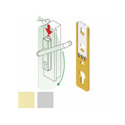 Blocca Martelline Rettangolare Silver Bmar01 Disec