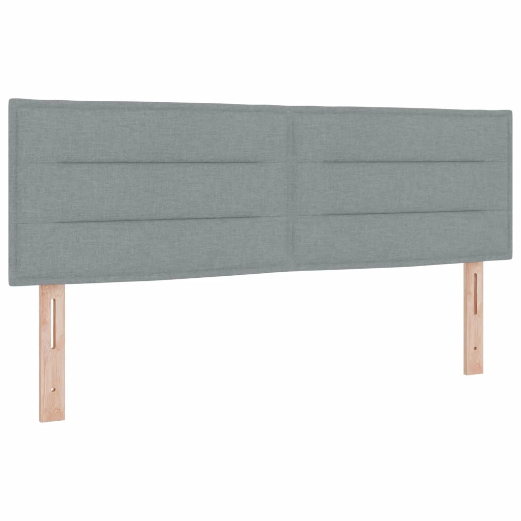Letto box spring con materasso Grigio Chiaro 140 x 200 cm 3452684