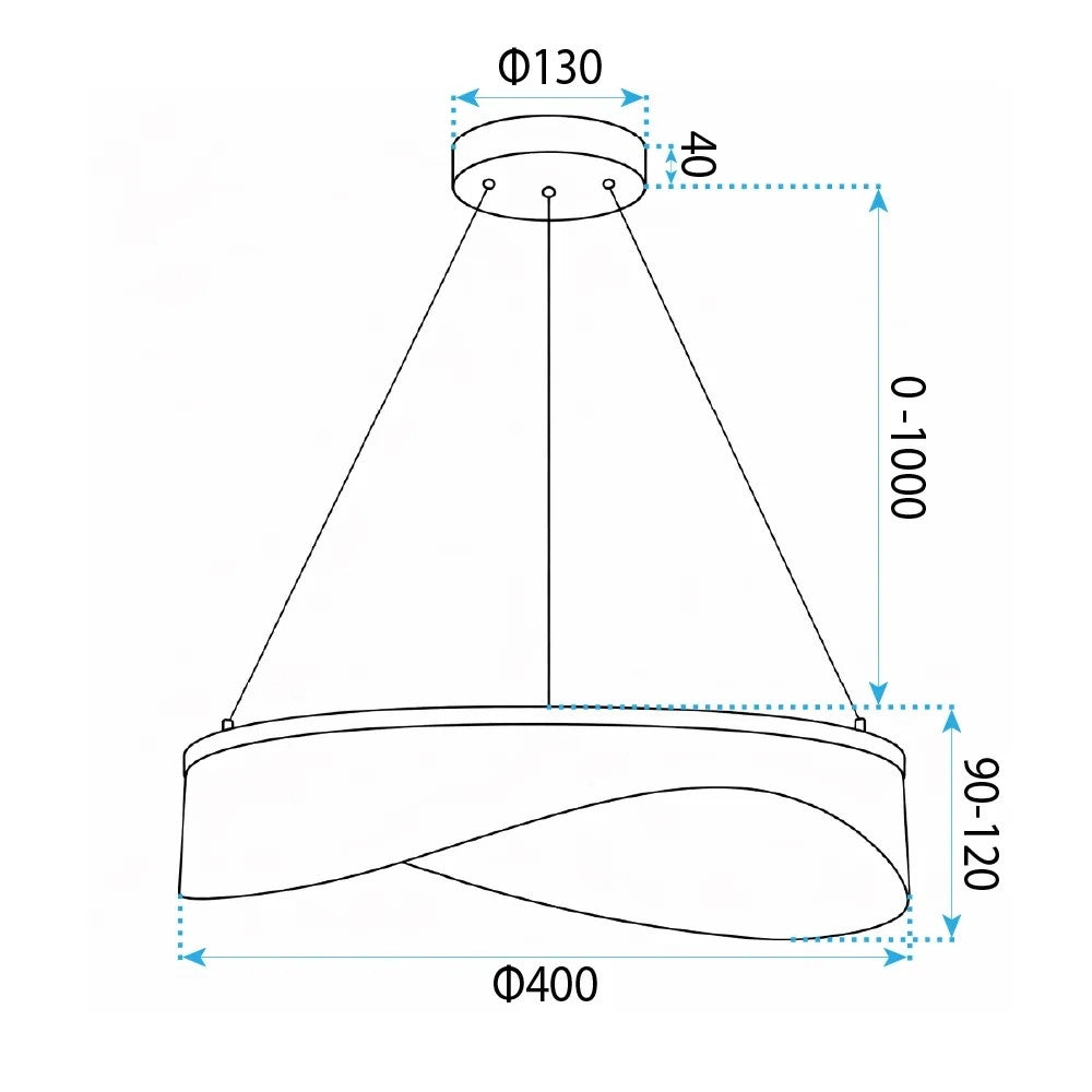 Lampada A Sospensione Da Soffitto G144-cp 40 Gold