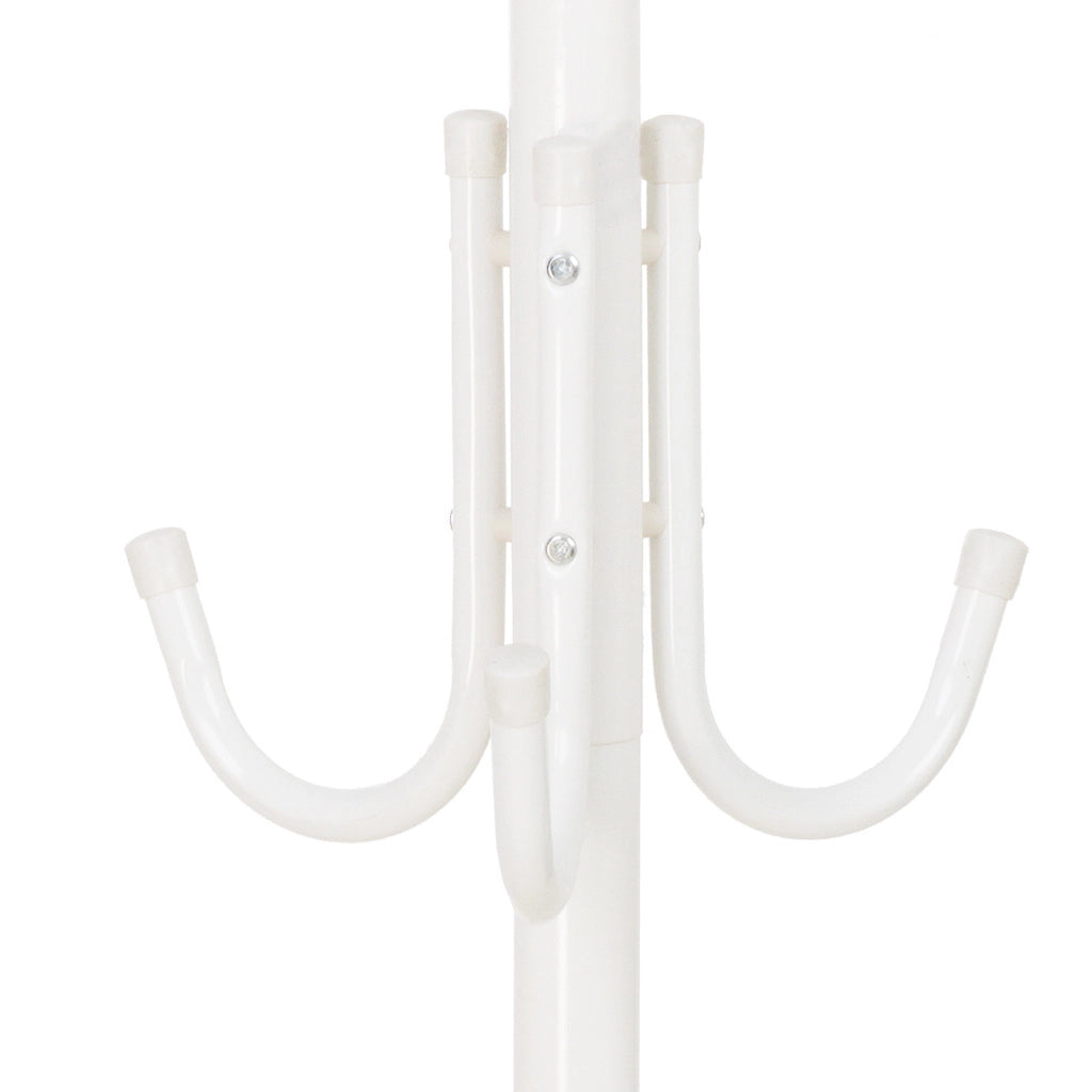 Perchero de metal blanco 173h cm