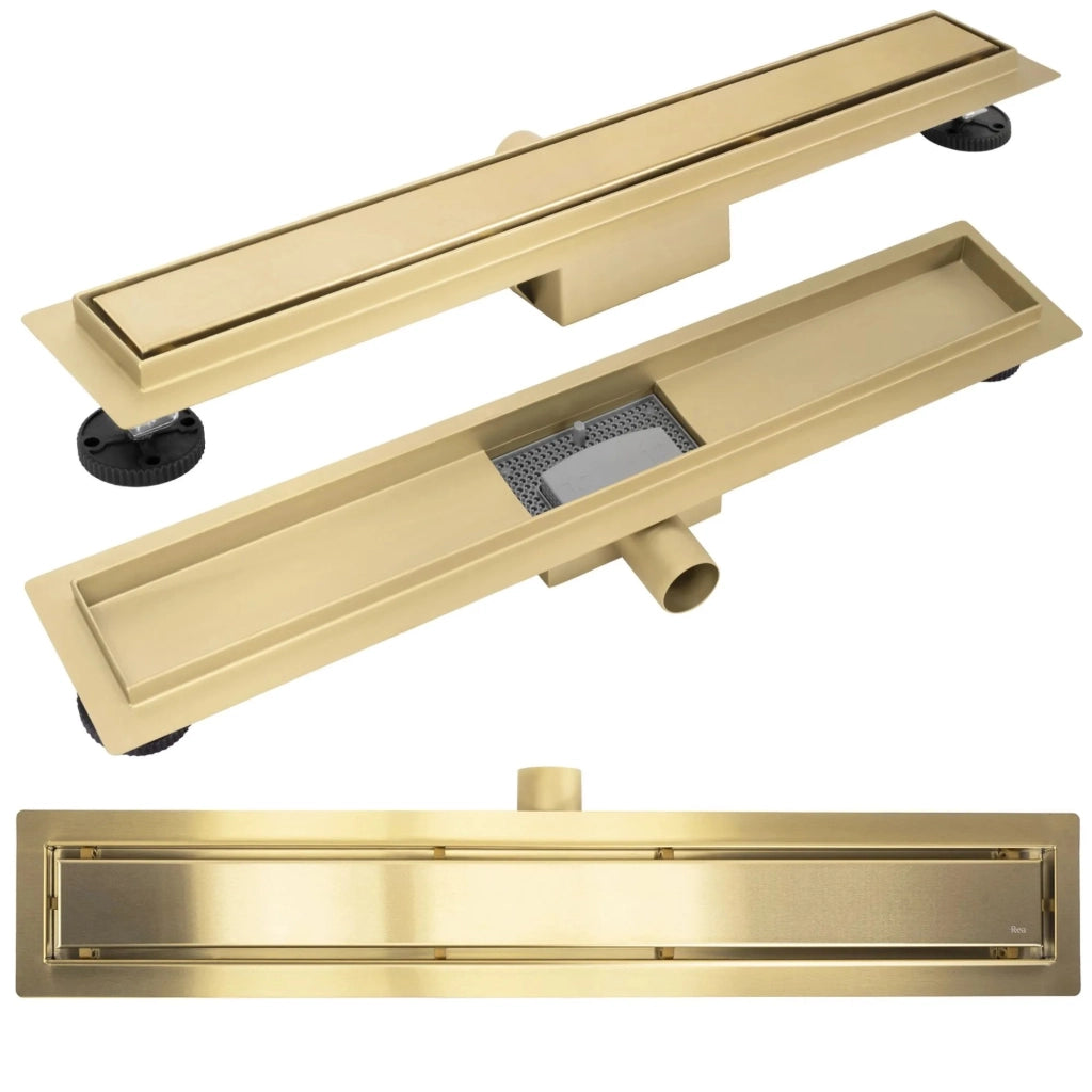 Scarico Lineare Neox Brush Gold 60