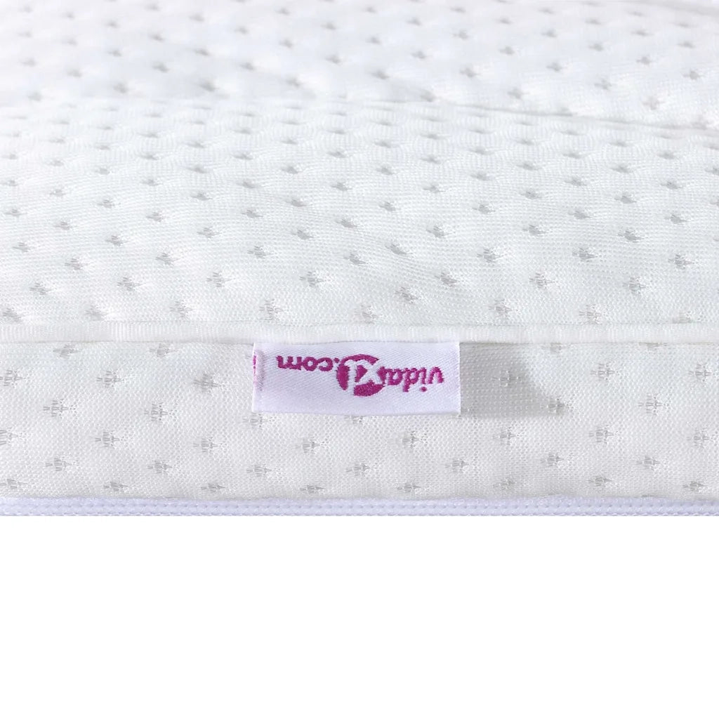 Topper per materasso Bianco 90 x 190 cm Tessuto a maglia 4106403