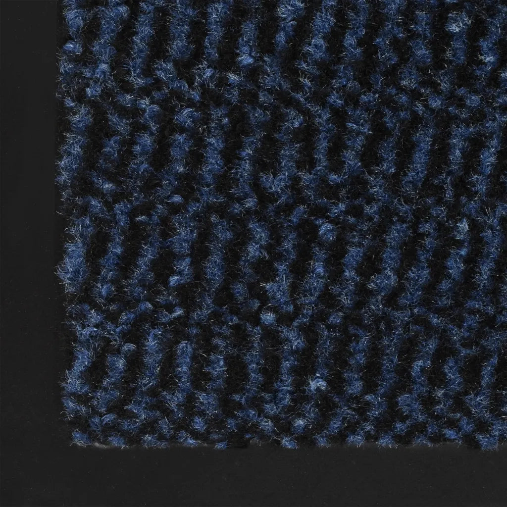 Zerbino | Tappeti Antipolvere 2 pz Rettangolari Trapuntati 80x120 cm Blu
