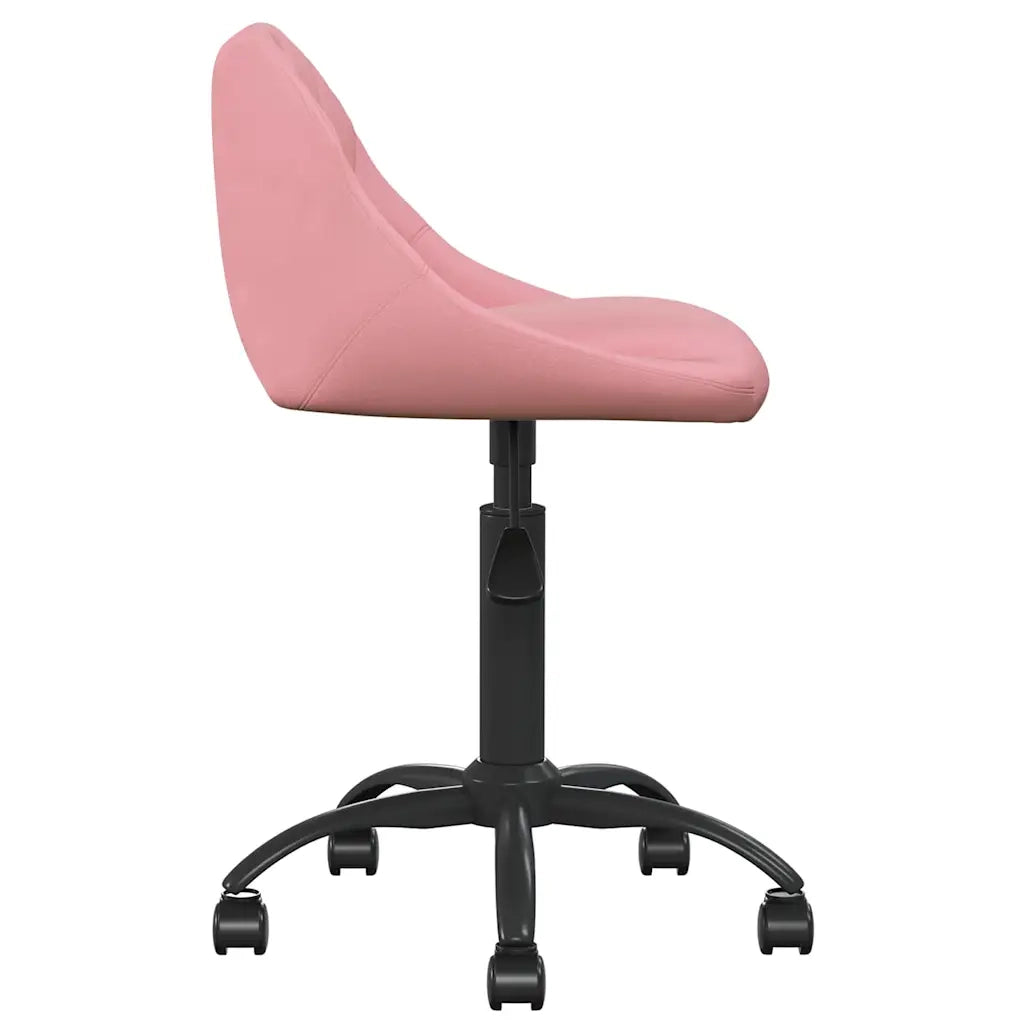 Sedia da Pranzo Rosa in Velluto 335365