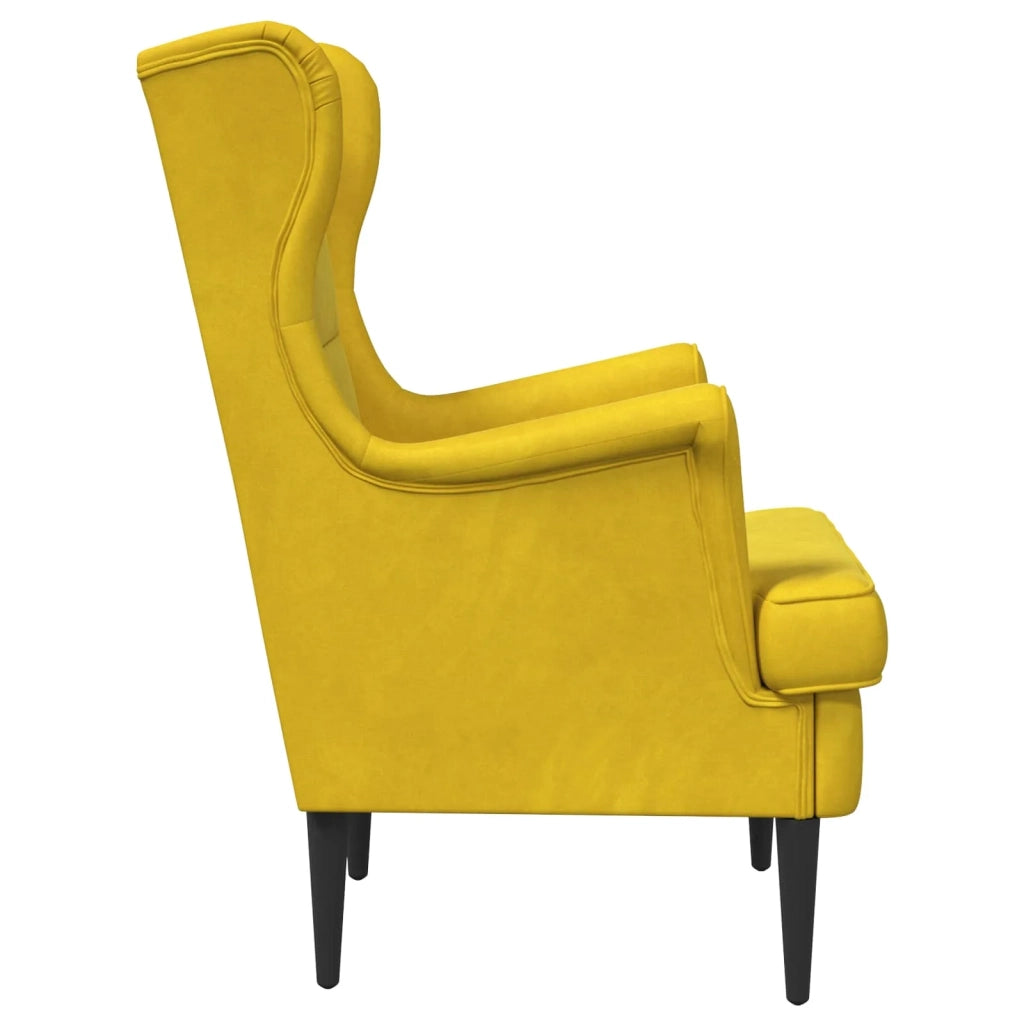 Poltrona Giallo Velluto 42029869