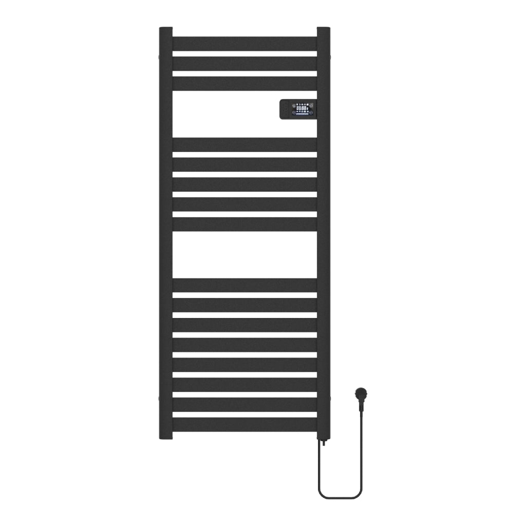 Scaldasalviette Elettrico Ringebu 120 x 50 cm 500 W Nero pro.tec